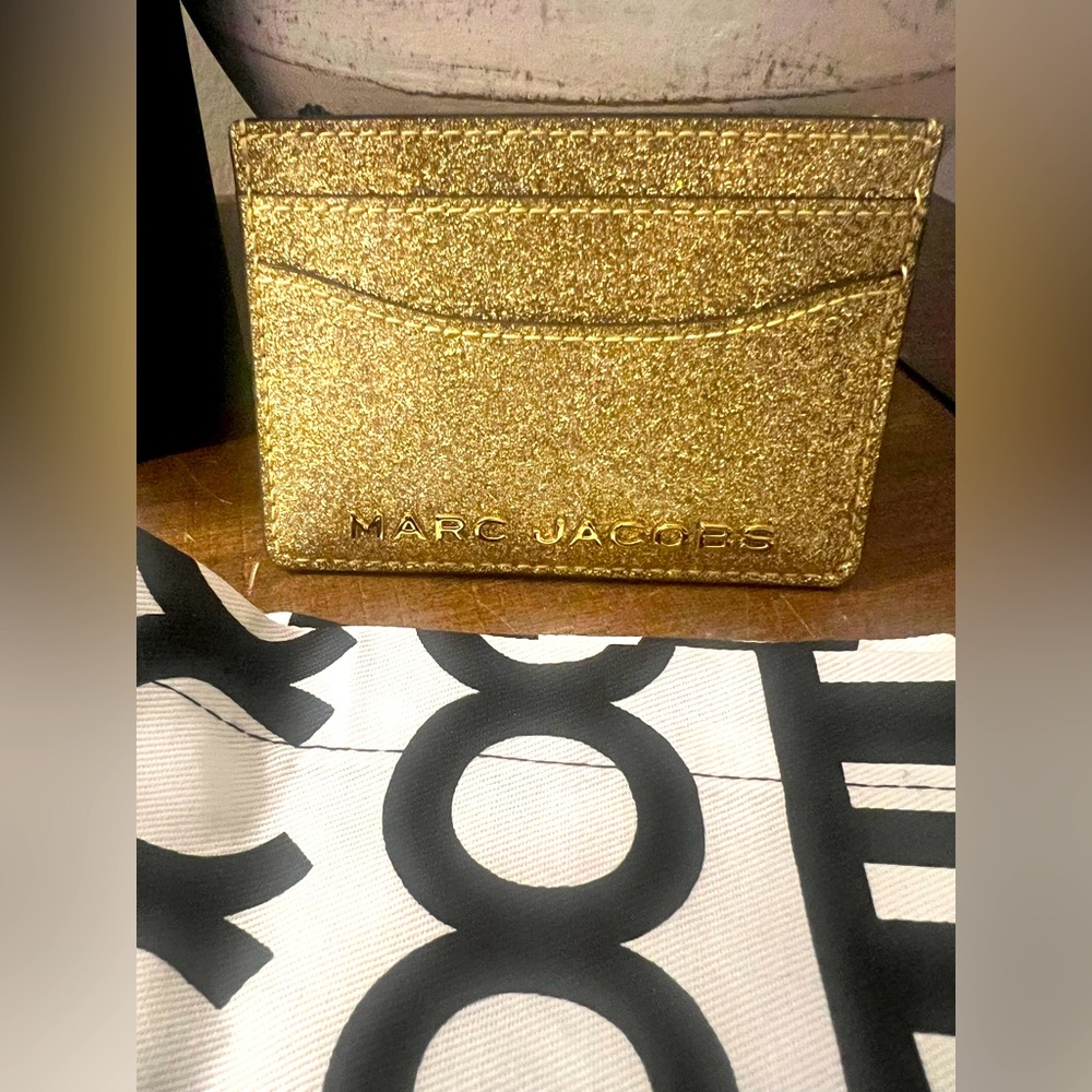 Marc Jacobs Gold Card Case (New!)